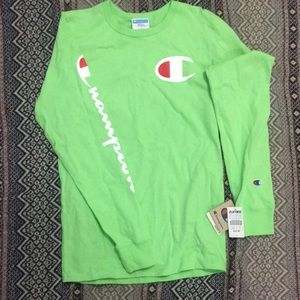Neon Green Champion Shirt